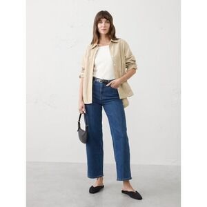 Banana Republic Straight High-Rise‎ Ankle Jeans Dark Wash Blue Denim 28/6 NWT